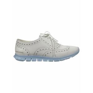 Cole Haan Zerogrand Wingtip Leather Oxford Shoes Lace Up Blue Size 8B